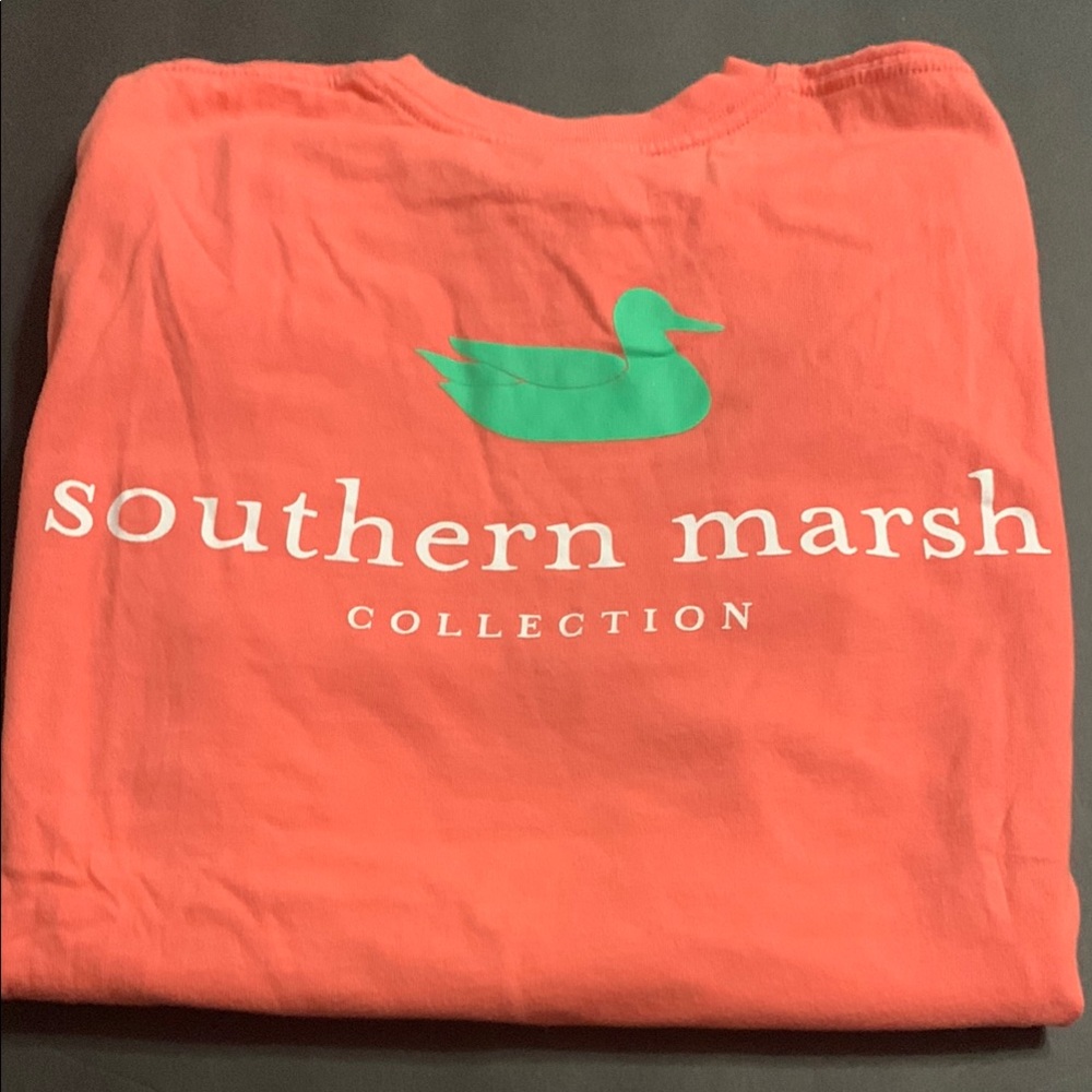 Southern Marsh Coral long sleeve t-shirt size S